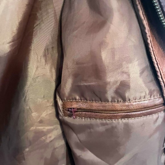 Mauritius Brown Leather Jacket Medium - Picture 4 of 4